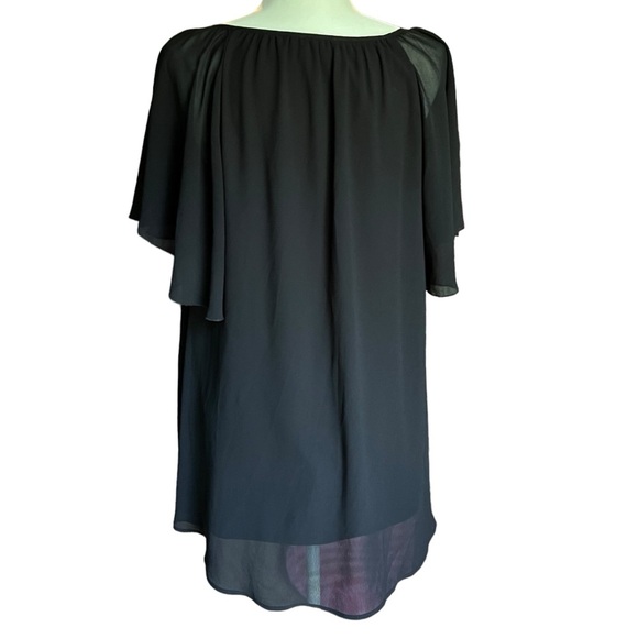 Show Me Your MuMu Juana Tassel Tunic Top Black Sheer Shirt / Mini Dress,… - Picture 3 of 4